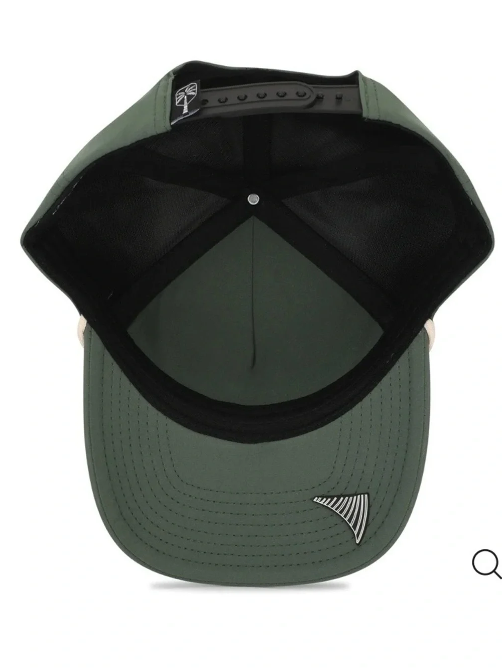 The Pickled Palm Green cap with trim